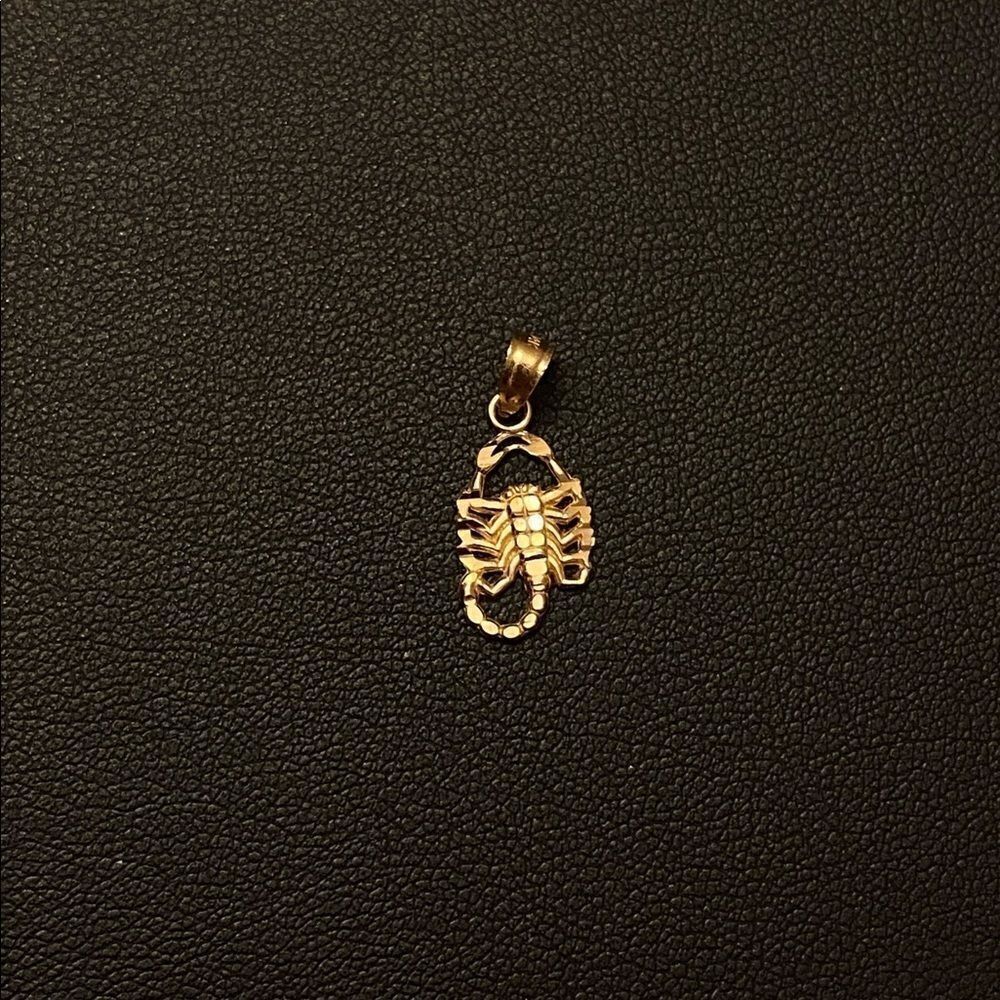 Scorpion 14k Solid Gold Pendant perfect gift - Picture 4 of 9
